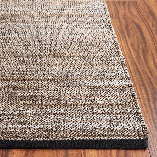 Safavieh Natural Fiber Area Rug In Elegant Taupe With Timeless Striped Pattern For Stylish Home Decor Taupe ,Bleach 80% Jute,20% Cotton Nf865e-6