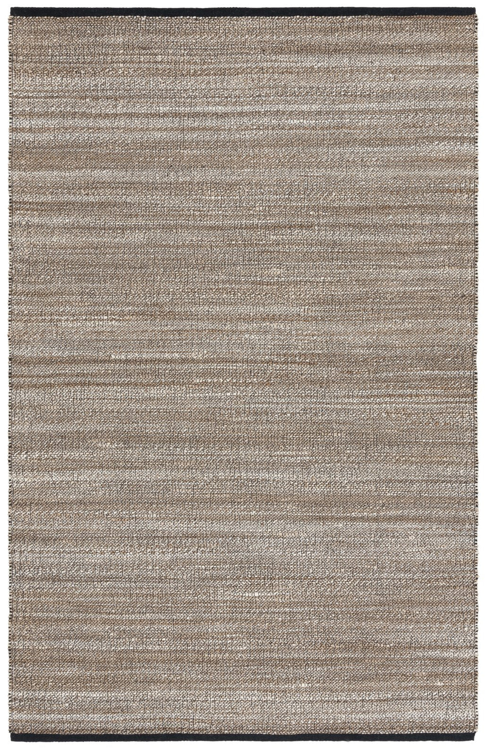 Safavieh Natural Fiber Area Rug In Elegant Taupe With Timeless Striped Pattern For Stylish Home Decor Taupe ,Bleach 80% Jute,20% Cotton Nf865e-6