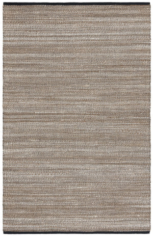 Safavieh Natural Fiber Area Rug In Elegant Taupe With Timeless Striped Pattern For Stylish Home Decor Taupe ,Bleach 80% Jute,20% Cotton Nf865e-6