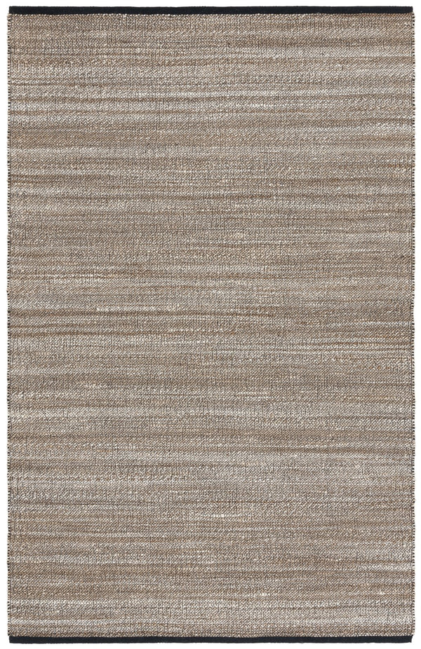 Safavieh Natural Fiber Area Rug In Elegant Taupe With Timeless Striped Pattern For Stylish Home Decor Taupe ,Bleach 80% Jute,20% Cotton Nf865e-6