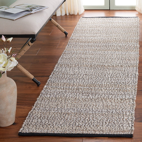 Safavieh Natural Runner Area Rug - Hand-woven Jute & Cotton, Eco-friendly, Chic Design For High-traffic Spaces Beige 80% Jute,20% Cotton Nf867b-28