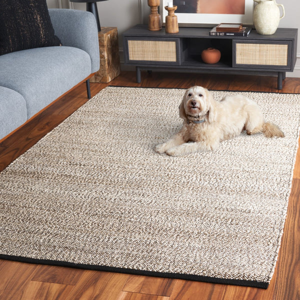Safavieh Natural Artisan-crafted Area Rug In Eco-friendly Jute & Cotton - Timeless Charm For Your Home Beige 80% Jute,20% Cotton Nf867b-4