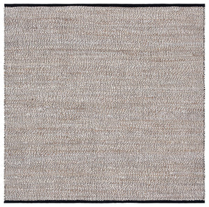 Safavieh Natural Runner Area Rug - Hand-woven Jute & Cotton, Eco-friendly, Chic Design For High-traffic Spaces Beige 80% Jute,20% Cotton Nf867b-6sq