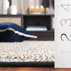 Safavieh Natural Area Rug – Handcrafted Jute And Cotton Design For Sustainable Elegance And Comfort Natural ,Bleach 80% Jute,20% Cotton Nf867d-8