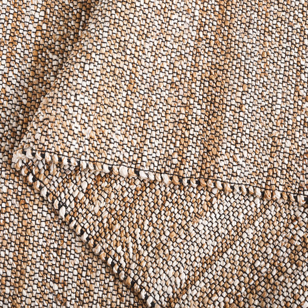 Safavieh Natural Area Rug – Handcrafted Jute And Cotton Design For Sustainable Elegance And Comfort Natural ,Bleach 80% Jute,20% Cotton Nf867d-8