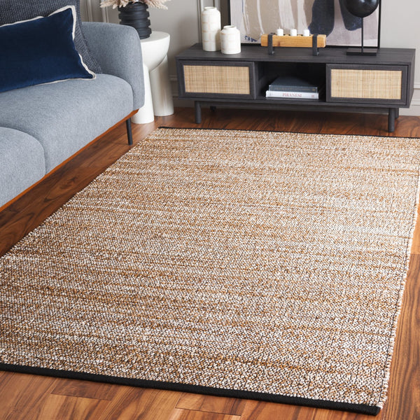 Safavieh Natural Area Rug – Handcrafted Jute And Cotton Design For Sustainable Elegance And Comfort Natural ,Bleach 80% Jute,20% Cotton Nf867d-8