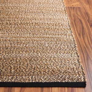 Safavieh Natural Area Rug – Handcrafted Jute And Cotton Design For Sustainable Elegance And Comfort Natural ,Brown 80% Jute,20% Cotton Nf867t-4