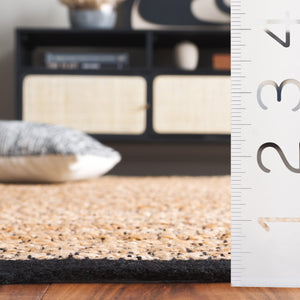 Safavieh Natural Area Rug – Handcrafted Jute And Cotton Design For Sustainable Elegance And Comfort Natural ,Brown 80% Jute,20% Cotton Nf867t-4