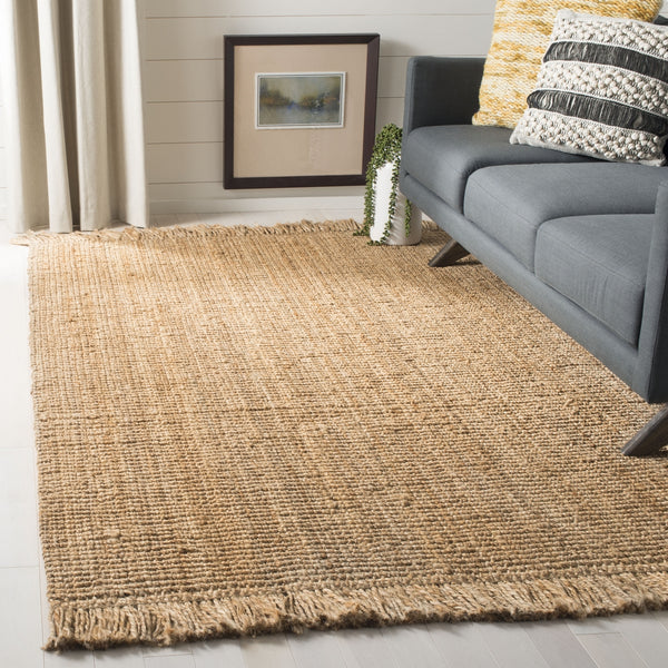 Natural Fiber 876 Hand Woven Jute Rug - Eco-Friendly, Durable, and Stylish Home Décor Addition