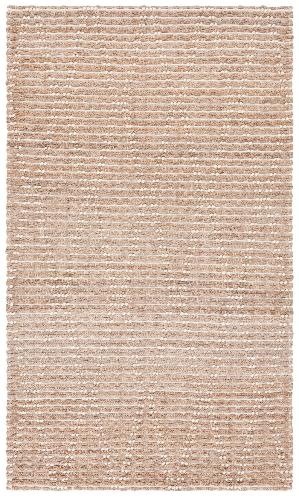 Safavieh Natural Fiber 877a Eco-friendly Jute And Cotton Rug For Stylish Home Decor And Comfort Natural ,Ivory 85% Jute,15% Cotton Nf877a-5