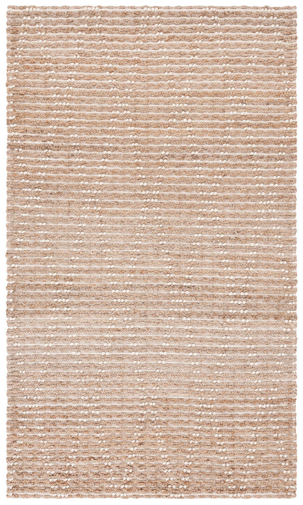 Safavieh Natural Fiber 877a Eco-friendly Jute And Cotton Rug For Stylish Home Decor And Comfort Natural ,Ivory 85% Jute,15% Cotton Nf877a-5