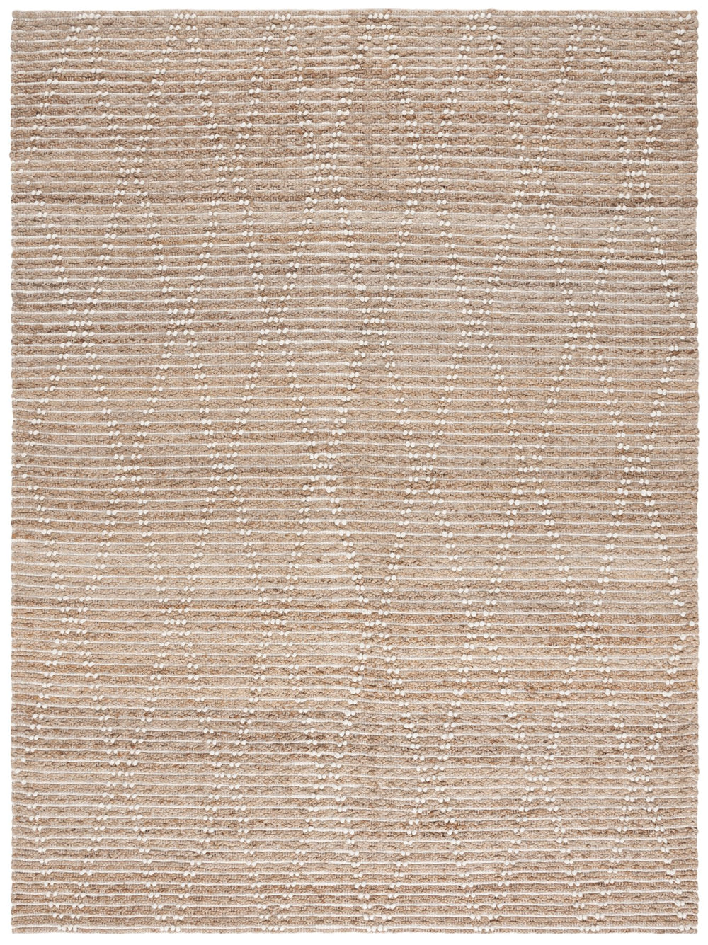 Safavieh Natural Fiber 877a Eco-friendly Jute And Cotton Rug For Stylish Home Decor And Comfort Natural ,Ivory 85% Jute,15% Cotton Nf877a-5