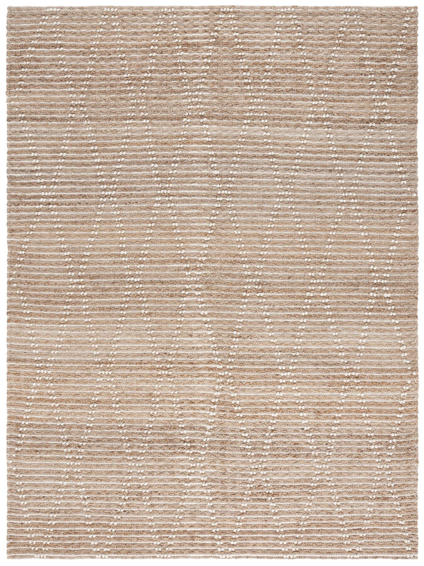 Safavieh Natural Fiber 877a Eco-friendly Jute And Cotton Rug For Stylish Home Decor And Comfort Natural ,Ivory 85% Jute,15% Cotton Nf877a-5