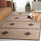 Safavieh Natural Fiber 878 Flat Weave Natural Fiber Rug NF878A-6SQ