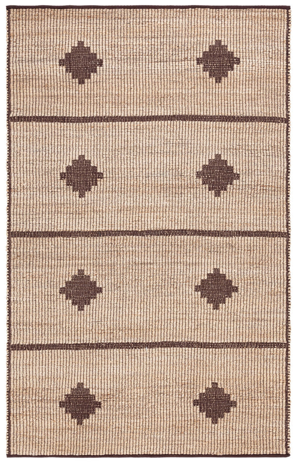 Safavieh Natural Fiber Area Rug - Artisan Crafted Jute Design For Timeless Elegance And Eco-friendly Living Natural ,Brown Jute Pile Nf878a-4