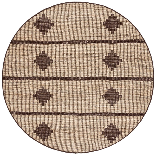 Safavieh Natural Fiber Area Rug - Artisan Crafted Jute Design For Timeless Elegance And Eco-friendly Living Natural ,Brown Jute Pile Nf878a-4
