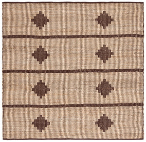 Safavieh Natural Fiber Area Rug - Artisan Crafted Jute Design For Timeless Elegance And Eco-friendly Living Natural ,Brown Jute Pile Nf878a-4