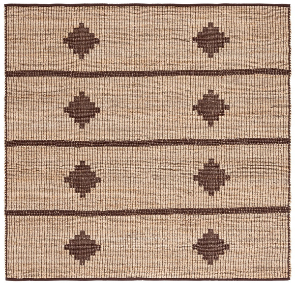 Safavieh Natural Fiber Area Rug - Artisan Crafted Jute Design For Timeless Elegance And Eco-friendly Living Natural ,Brown Jute Pile Nf878a-4
