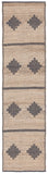 Safavieh Natural Fiber 878 Flat Weave Natural Fiber Rug NF878F-6SQ