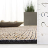 Safavieh Natural Fiber 878 Flat Weave Natural Fiber Rug NF878F-6SQ