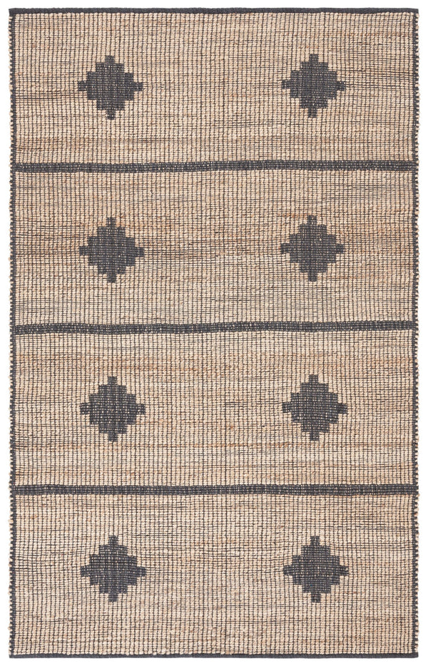 Safavieh Natural Fiber Area Rug - Artisan Crafted Jute Design For Timeless Elegance And Eco-friendly Living Natural ,Grey Jute Pile Nf878f-3