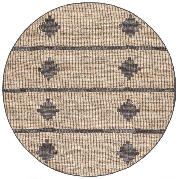 Safavieh Natural Fiber Area Rug - Artisan Crafted Jute Design For Timeless Elegance And Eco-friendly Living Natural ,Grey Jute Pile Nf878f-3