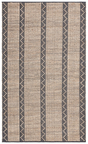 Safavieh Natural Fiber Area Rug - Handcrafted Elegance In Grey Zigzag Design For Timeless Home Decor Natural ,Grey Jute Pile Nf879f-6