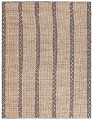 Safavieh Natural Fiber Area Rug - Handcrafted Elegance In Grey Zigzag Design For Timeless Home Decor Natural ,Grey Jute Pile Nf879f-6