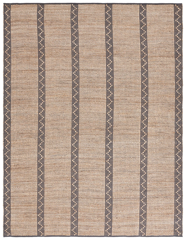 Safavieh Natural Fiber Area Rug - Handcrafted Elegance In Grey Zigzag Design For Timeless Home Decor Natural ,Grey Jute Pile Nf879f-6