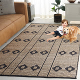 Safavieh Natural Fiber 898 Flat Weave Natural Fiber Rug NF898Z-6SQ