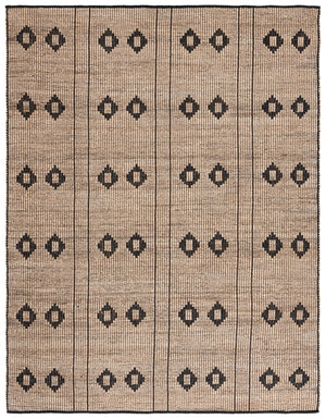 Safavieh Natural Fiber 898z Stylish Jute Pile Rug - Elegant Addition For Home Décor And Comfort Natural ,Black Jute Pile Nf898z-6