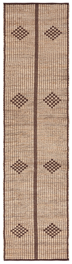 Safavieh Natural Jute Area Rug - Handcrafted Geometric Design For Timeless Elegance And Warmth In Your Home Natural ,Brown Jute Pile Nf899a-5