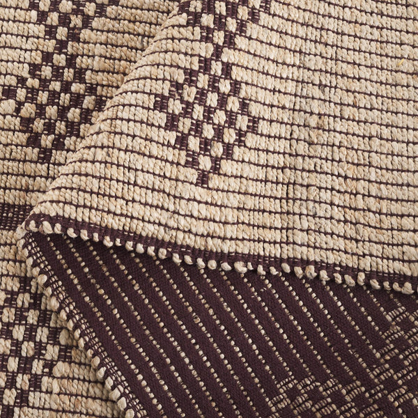 Safavieh Natural Jute Area Rug - Handcrafted Geometric Design For Timeless Elegance And Warmth In Your Home Natural ,Brown Jute Pile Nf899a-5