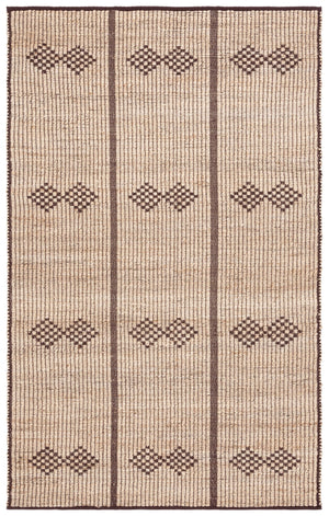 Safavieh Natural Jute Area Rug - Handcrafted Geometric Design For Timeless Elegance And Warmth In Your Home Natural ,Brown Jute Pile Nf899a-5