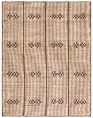 Safavieh Natural Jute Area Rug - Handcrafted Geometric Design For Timeless Elegance And Warmth In Your Home Natural ,Brown Jute Pile Nf899a-5
