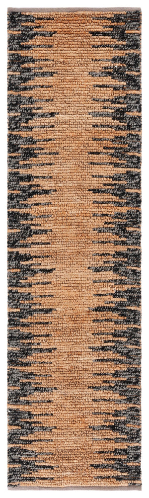 Safavieh Natural Fiber 953 Hand Woven Natural Fiber Rug Natural / Black 2'-3" x 8'