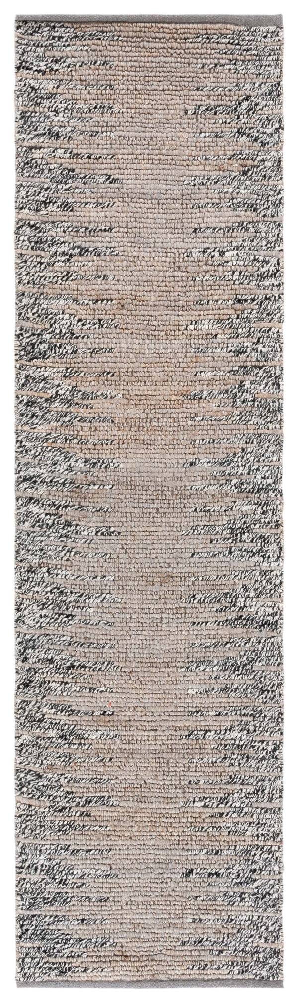 Safavieh Natural Fiber 953 Hand Woven Natural Fiber Rug Grey / Black 2'-3" x 8'