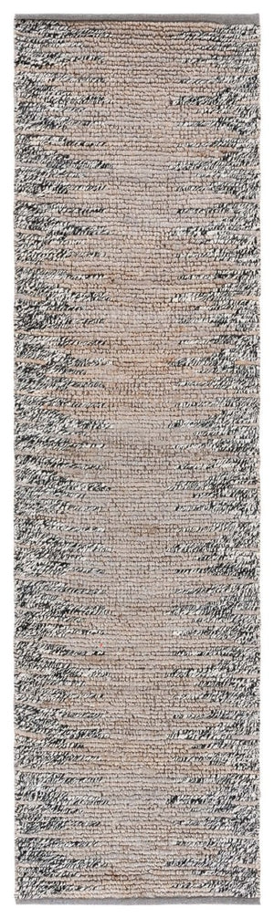 Safavieh Natural Fiber 953 Hand Woven Natural Fiber Rug Grey / Black 8' x 10'