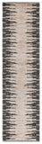 Safavieh Natural Fiber 953 Hand Woven Natural Fiber Rug Light Grey / Black 2'-3" x 8'