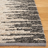 Safavieh Natural Fiber 953 NF953 Hand Woven Natural Fiber Rug Light Grey / Black NF953G-5