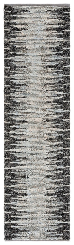 Safavieh Natural Fiber 953 Hand Woven Natural Fiber Rug Light Blue / Black 8' x 10'