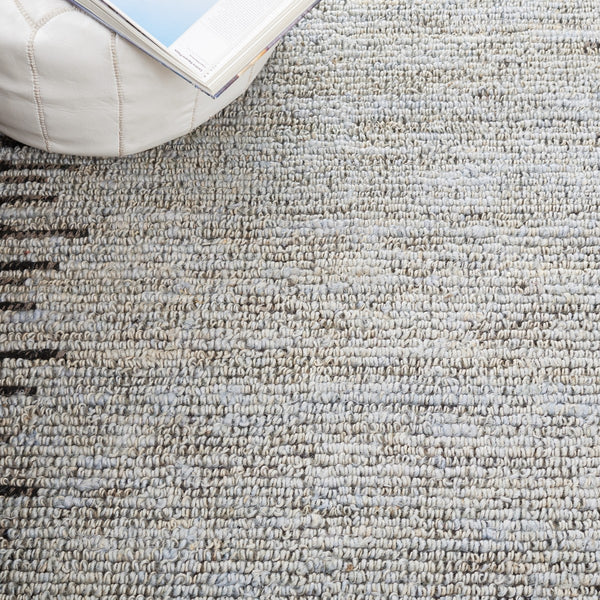 Safavieh Natural Fiber 953 NF953 Hand Woven Natural Fiber Rug Light Blue / Black NF953L-5