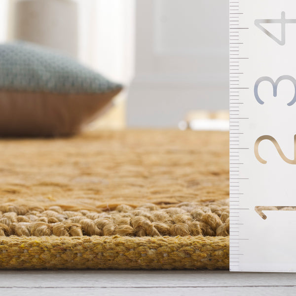 Safavieh Natural Handwoven Jute Area Rug - Timeless Sophistication And Comfort For Any Home Decor Style Gold Jute Nf954d-4