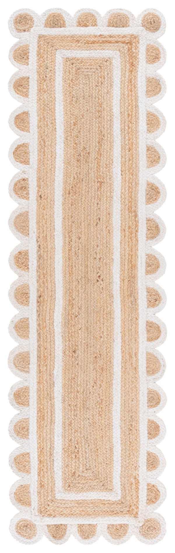 Safavieh Natural Handwoven Jute Area Rug - 3x5 Foot Ivory Charm For Rustic Home Decor Elegance Natural ,Ivory Jute Nfb125a-5