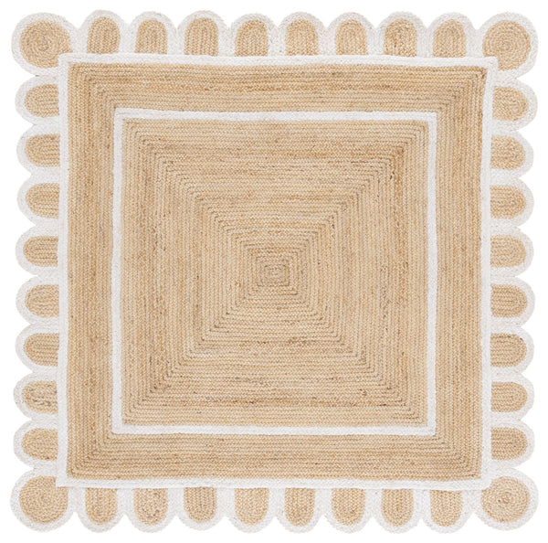 Safavieh Natural Hand-woven Jute Area Rug - Timeless Ivory Elegance For Cozy Home Decor And Style Natural ,Ivory Jute Nfb125a-6sq