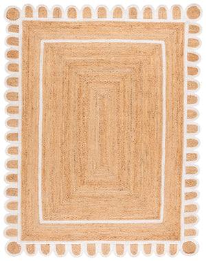 Safavieh Natural Hand-woven Jute Area Rug - Timeless Ivory Elegance For Cozy Home Decor And Style Natural ,Ivory Jute Nfb125a-8