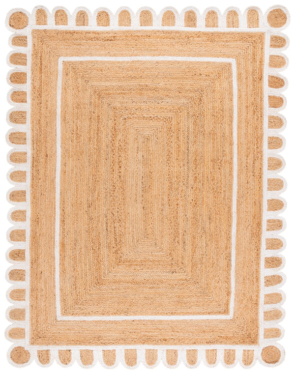 Safavieh Natural Hand-woven Jute Area Rug - Timeless Ivory Elegance For Cozy Home Decor And Style Natural ,Ivory Jute Nfb125a-8