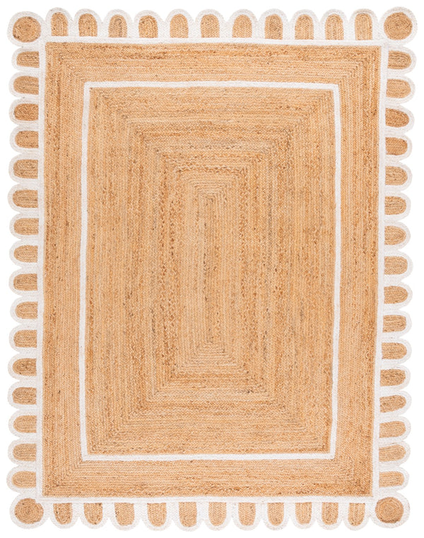 Safavieh Natural Handwoven Jute Area Rug - 3x5 Foot Ivory Charm For Rustic Home Decor Elegance Natural ,Ivory Jute Nfb125a-5