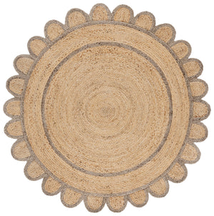 Safavieh Natural Hand-woven Jute Area Rug - Timeless Ivory Elegance For Cozy Home Decor And Style Natural ,Grey Jute Nfb125f-6r