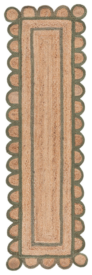 Safavieh Natural Handwoven Jute Area Rug - 3x5 Foot Ivory Charm For Rustic Home Decor Elegance Natural ,Olive Jute Nfb125x-5